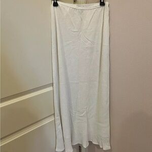 VTG Carole Little White Lace Maxi Skirt